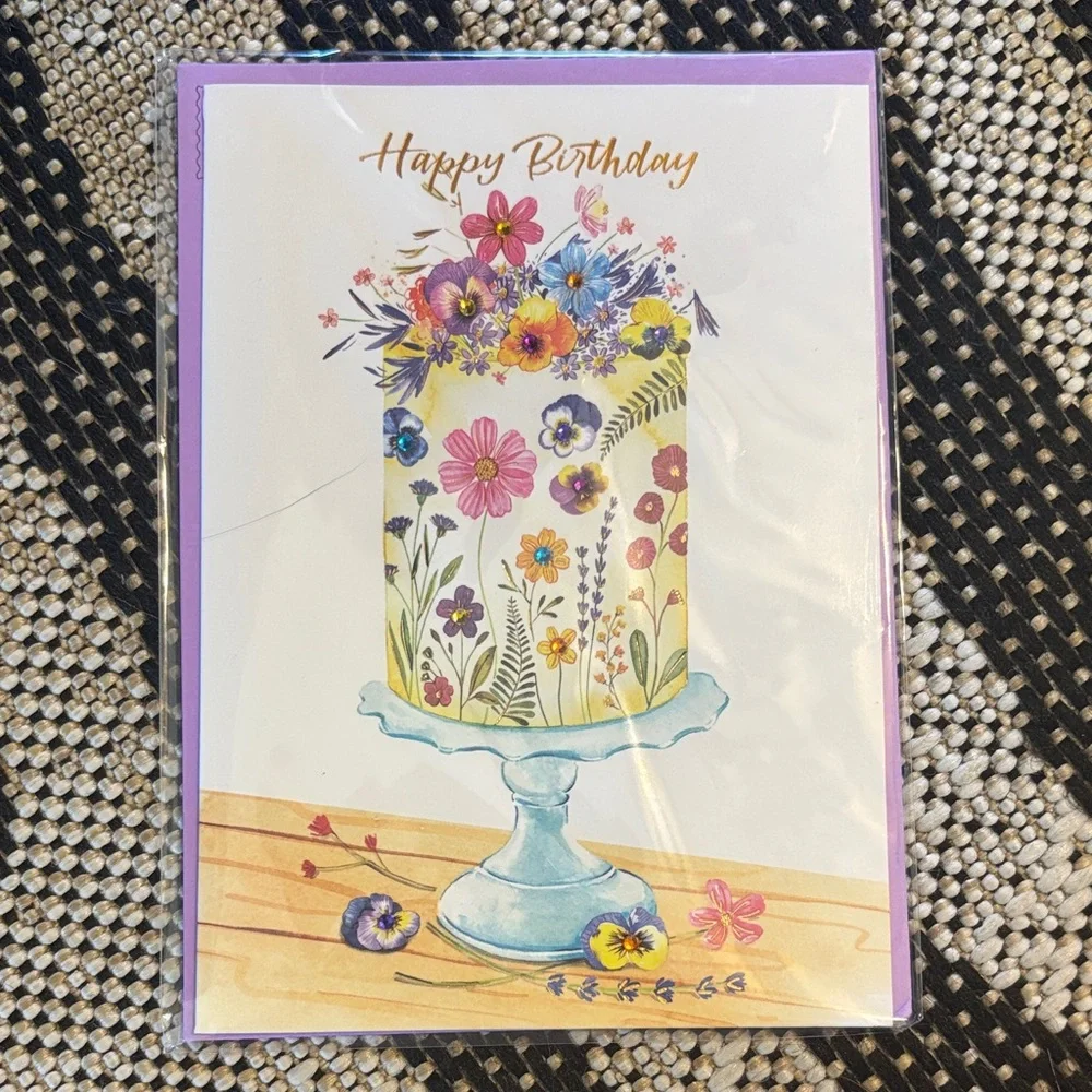 🆕Papyrus Birthday Cake Greeting Card